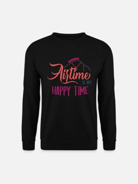 Achterbahn, Achterbahn Turbulenzen, ekg - Unisex Pullover - Schwarz