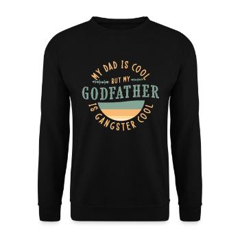Pate, Pate Geschlecht verraten, Babyparty - Unisex Pullover - Schwarz - Vorne - Alina (178cm) & Michal (187cm)