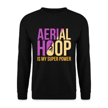 Aerialer Dance, Aerialer Danceinnen, - Sweat-shirt Unisexe - noir - Devant - Alina (178cm) & Michal (187cm)