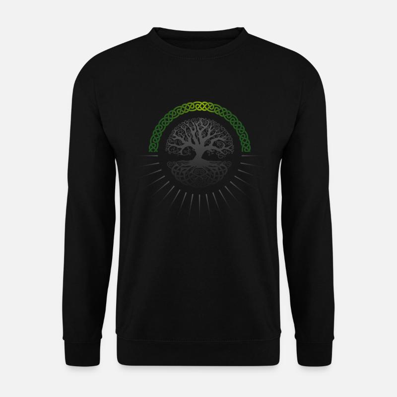 Lebensbaum, Lebensbaum, Baum, Baum des lebens, - Unisex Pullover - Schwarz
