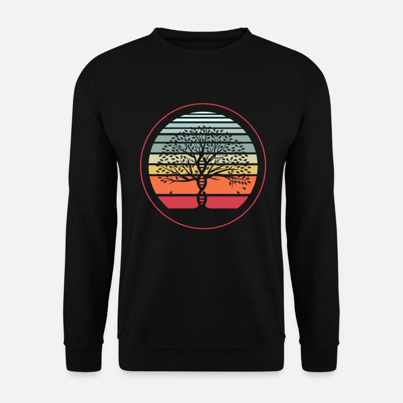 Lebensbaum, Lebensbaum Genetik, Biologie, - Unisex Pullover - Schwarz