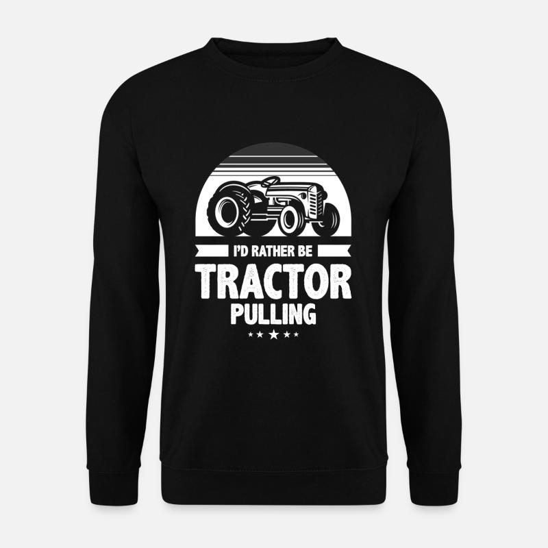 tractor pulling, tractor pulling Traktoren, - Unisex Pullover - Schwarz