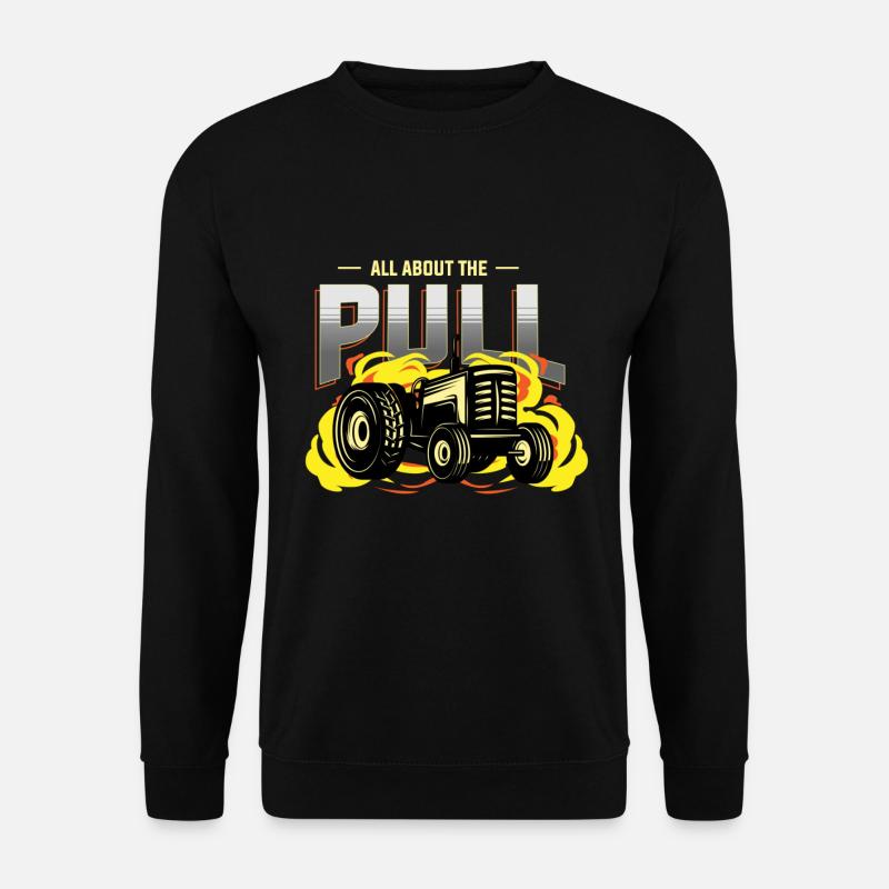tractor pulling, tractor pulling Traktor, racing, - Unisex Pullover - Schwarz