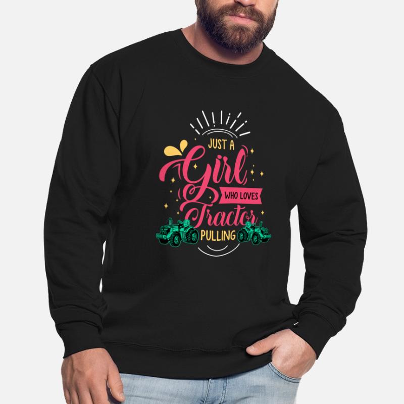 tractor pulling, tractor pulling pulling, drag, Sweat-shirt Unisexe