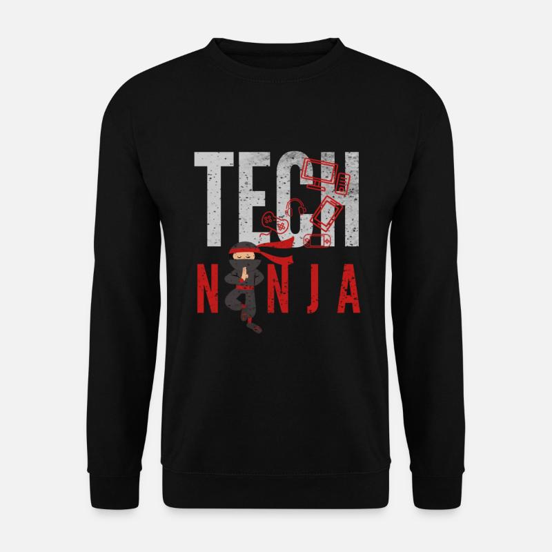 tech, tech analyst, programmateur, - Sweat-shirt Unisexe - noir