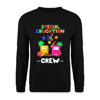Enseignement spécial enseignants, pédagogie spécialisée - Sweat-shirt Unisexe - noir - Devant - Alina (178cm) & Michal (187cm)