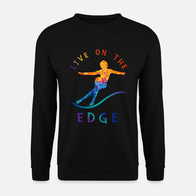 Ice skating, ice skating - Unisex Sweatshirt - black