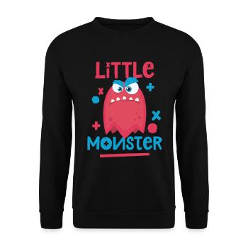 Petit monstre - Sweat-shirt Unisexe - noir - Devant - Alina (178cm) & Michal (187cm)