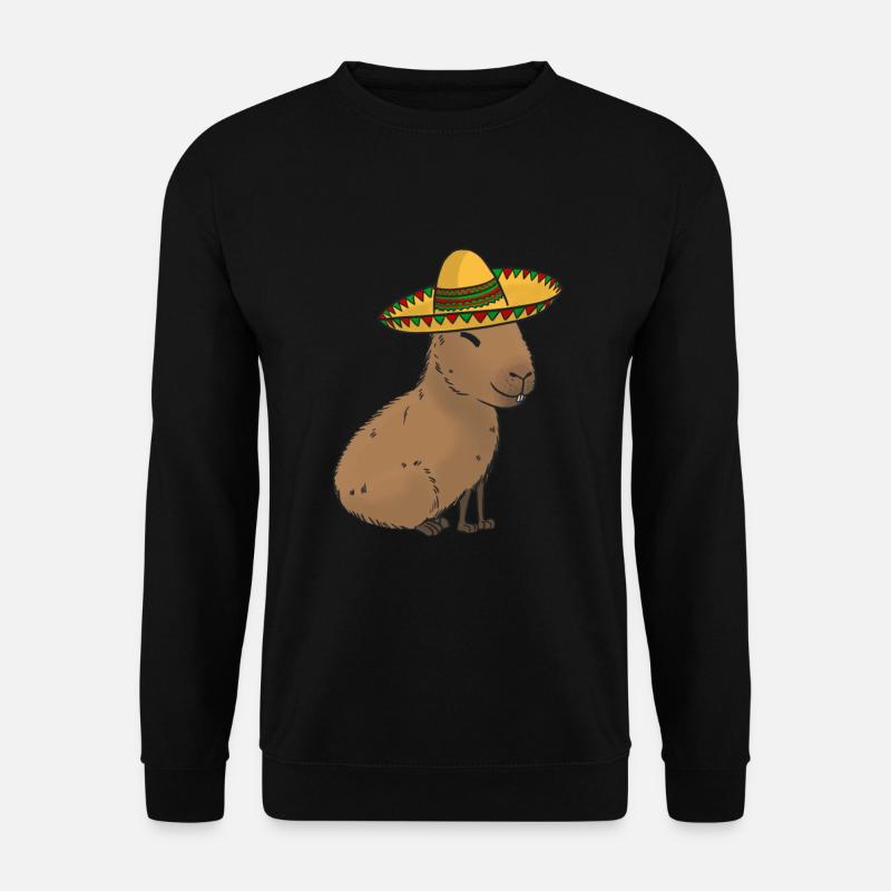 Capybara mexicain - Sweat-shirt Unisexe - noir