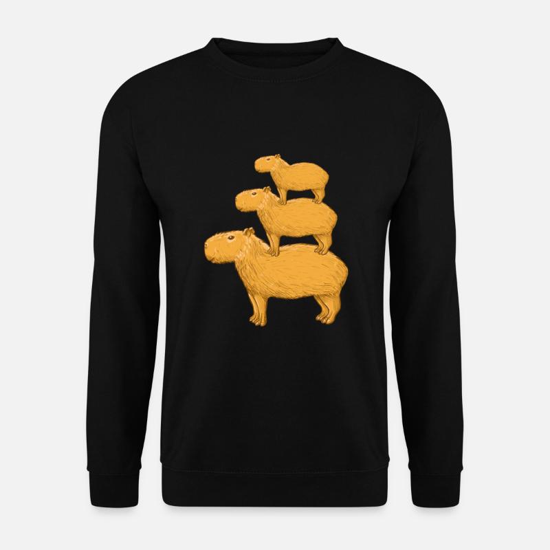 Capybaras - Unisex Sweatshirt - black