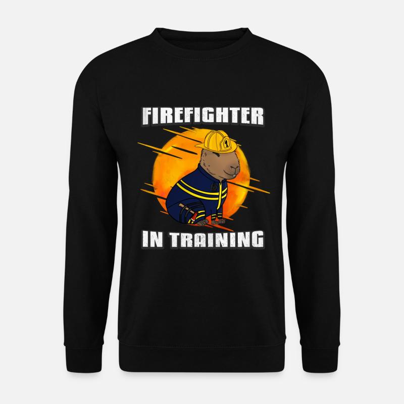 Firefighter in training - Unisex Sweatshirt - black