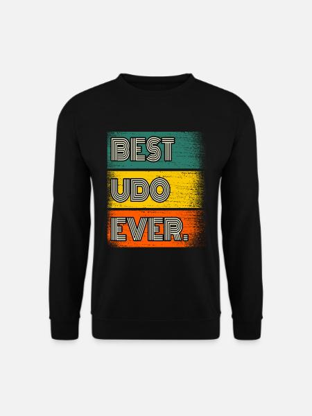 Udo Name Geschenk Spruch Lustig - Unisex Pullover - Schwarz