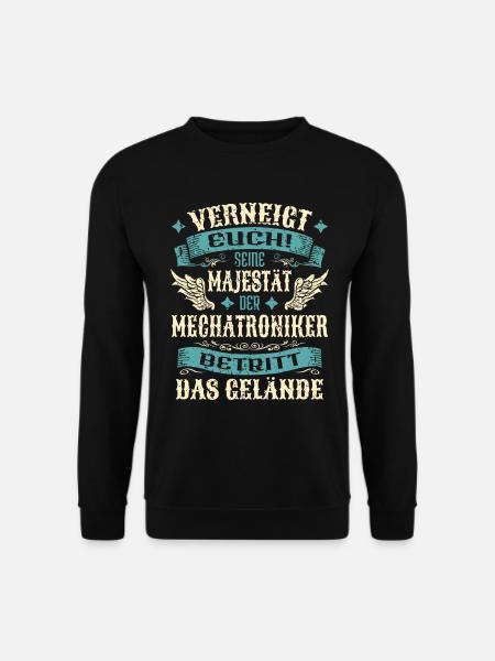 Mechatroniker Geschenk Lustige Sprüche - Unisex Pullover - Schwarz