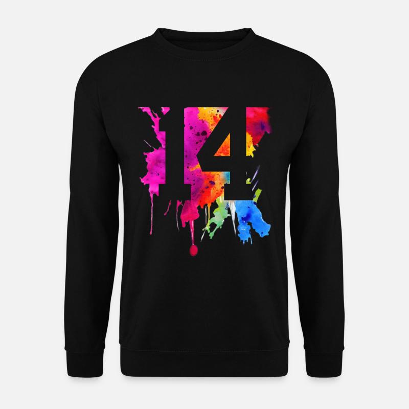 14 JAHRE 14. GEBURTSTAG - Unisex Pullover - Schwarz