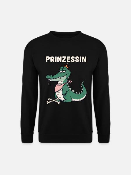Carnival Princess Crocodile Cologne Alaaf Funny - Unisex Sweatshirt - black