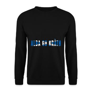 Scotland forever Gaelic Alba gu bra th Scottish - Unisex Sweatshirt - black - Front - Alina (178cm) & Michal (187cm)