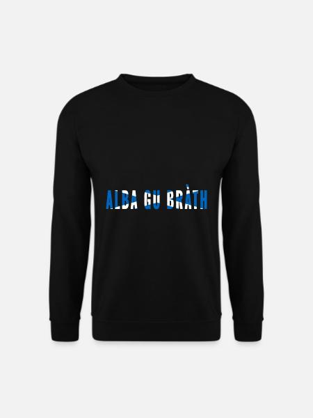 Scotland forever Gaelic Alba gu bra th Scottish - Unisex Sweatshirt - black