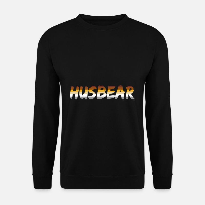 HUSBEAR GAY LGBT PRIDE Bear Community - Unisex Pullover - Schwarz