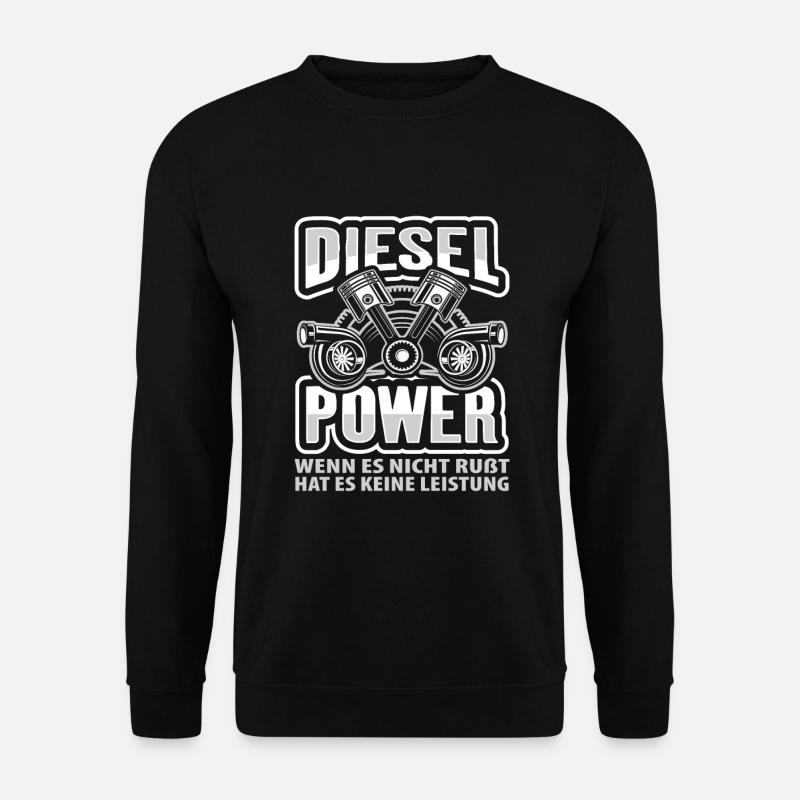 DIESEL POWER - Unisex Pullover - Schwarz