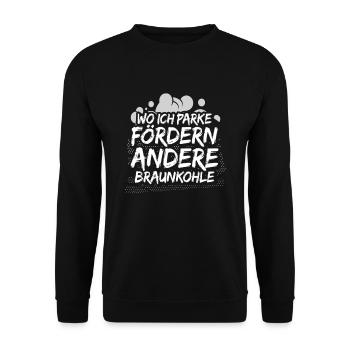 Offroad Geländewagen - Unisex Pullover - Schwarz - Vorne - Alina (178cm) & Michal (187cm)