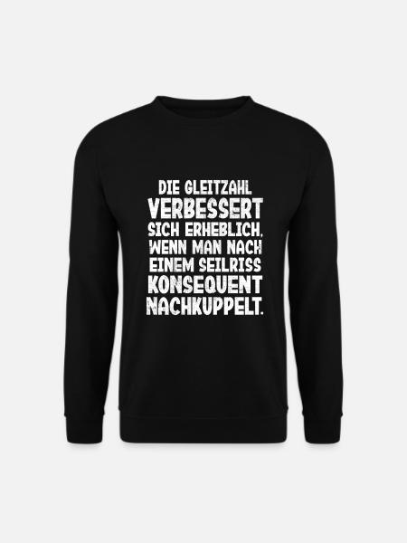 Segelfliegen, Segeln, Segelflugzeug - Unisex Pullover - Schwarz
