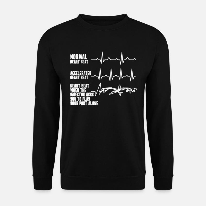Orchestra Wind Orchestra Machring Band Note - Unisex Sweatshirt - black