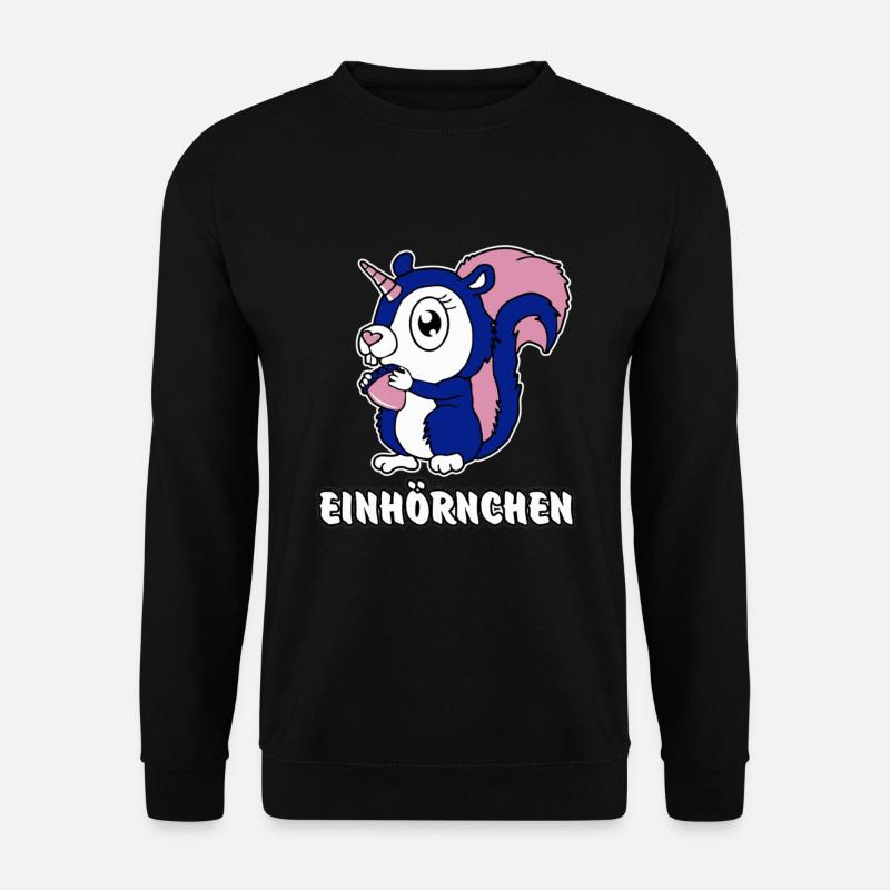 Einhörnchen - Unisex Sweatshirt - black
