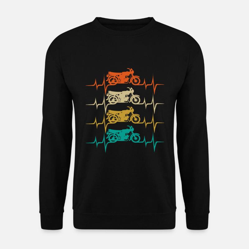 Simson Moped S51 Oldtimer Geschenk Vintage - Unisex Pullover - Schwarz