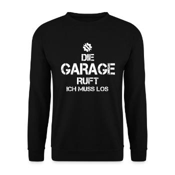 KFZ Mechaniker Auto Werkstatt Schrauben - Unisex Pullover - Schwarz - Vorne - Alina (178cm) & Michal (187cm)