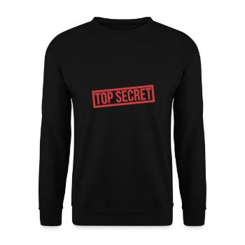 Top secret - Unisex Sweatshirt - black - Front - Alina (178cm) & Michal (187cm)