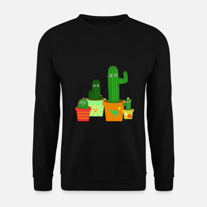 cactus - Sweat-shirt Unisexe - noir