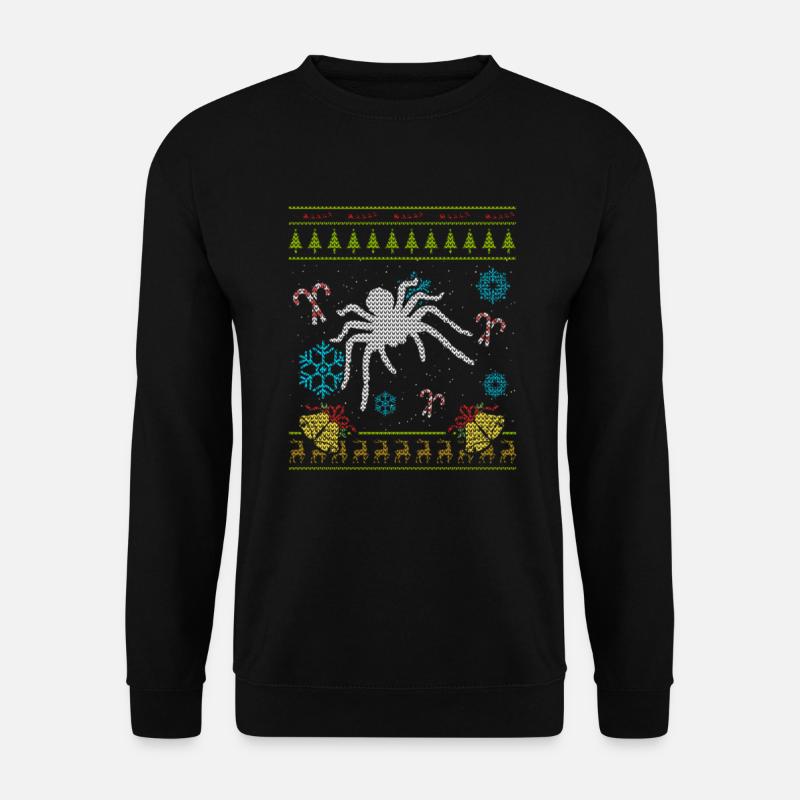 Vogelspinne Weihnachten - Unisex Pullover - Schwarz