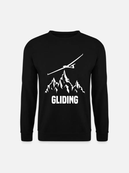 Pilote de planeur planeur planeur - Sweat-shirt Unisexe - noir