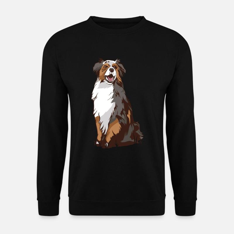 Australian Shepherd Aussie - Unisex Pullover - Schwarz