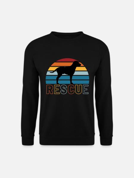 Rescue Dog - Unisex Sweatshirt - black