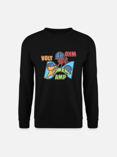 Electricité Expliquée Physique Électricien - Sweat-shirt Unisexe - noir