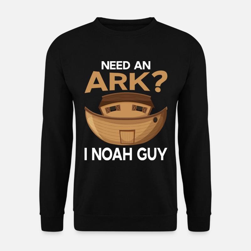 Arche Arche Noah Bibel Noahs Ark Tiere - Unisex Pullover - Schwarz