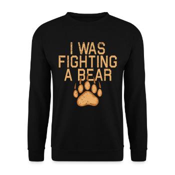 Ours Ours Brun Ours Polaire Ours - Sweat-shirt Unisexe - noir - Devant - Alina (178cm) & Michal (187cm)
