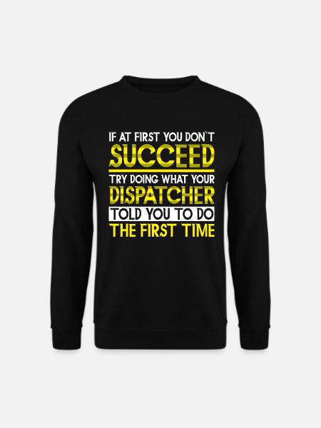 Spediteur Spedition Speditionskaufmann Dispo - Unisex Pullover - Schwarz