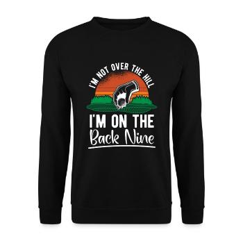Je ne suis pas au-dessus des collines, je suis sur le - Sweat-shirt Unisexe - noir - Devant - Alina (178cm) & Michal (187cm)