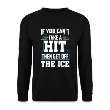 Si vous ne marquez pas pour les joueurs de hockey et les partisans - Sweat-shirt Unisexe - noir - Devant - Alina (178cm) & Michal (187cm)