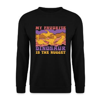 My - Unisex Sweatshirt - black - Front - Alina (178cm) & Michal (187cm)