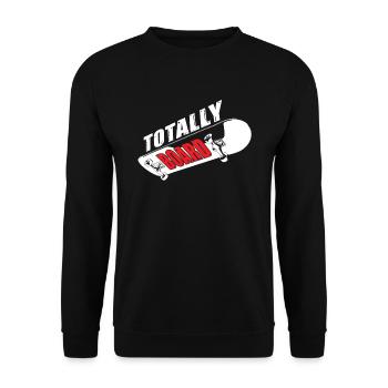 Total Board Für Skateboarder - Unisex Pullover - Schwarz - Vorne - Alina (178cm) & Michal (187cm)