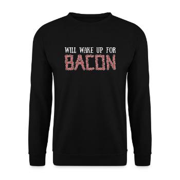 Wachen Sie Für - Unisex Pullover - Schwarz - Vorne - Alina (178cm) & Michal (187cm)