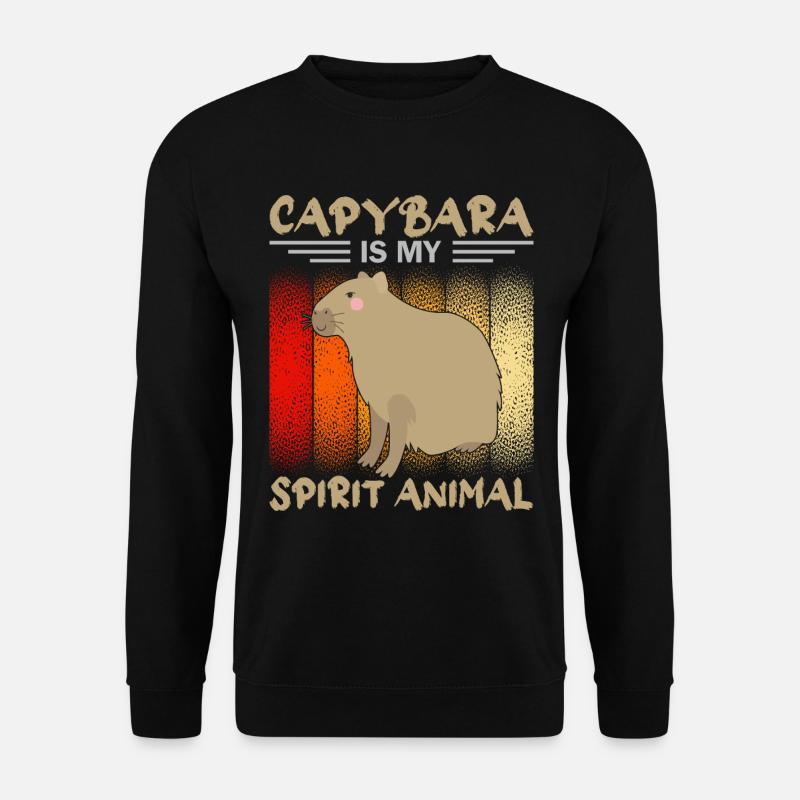 Capybara Wasserschwein Capybaras - Unisex Sweatshirt - black
