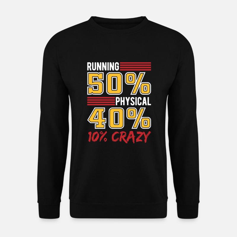 Laufen 50 % Physischer Cross Country Running - Unisex Pullover - Schwarz