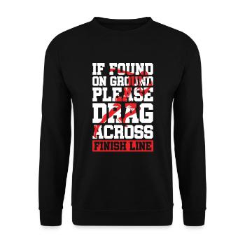 À propos de The Finish Line Cross Country Running Xc Run - Sweat-shirt Unisexe - noir - Devant - Alina (178cm) & Michal (187cm)