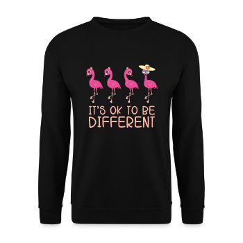 C’est normal d’en avoir un autre - Sweat-shirt Unisexe - noir - Devant - Alina (178cm) & Michal (187cm)