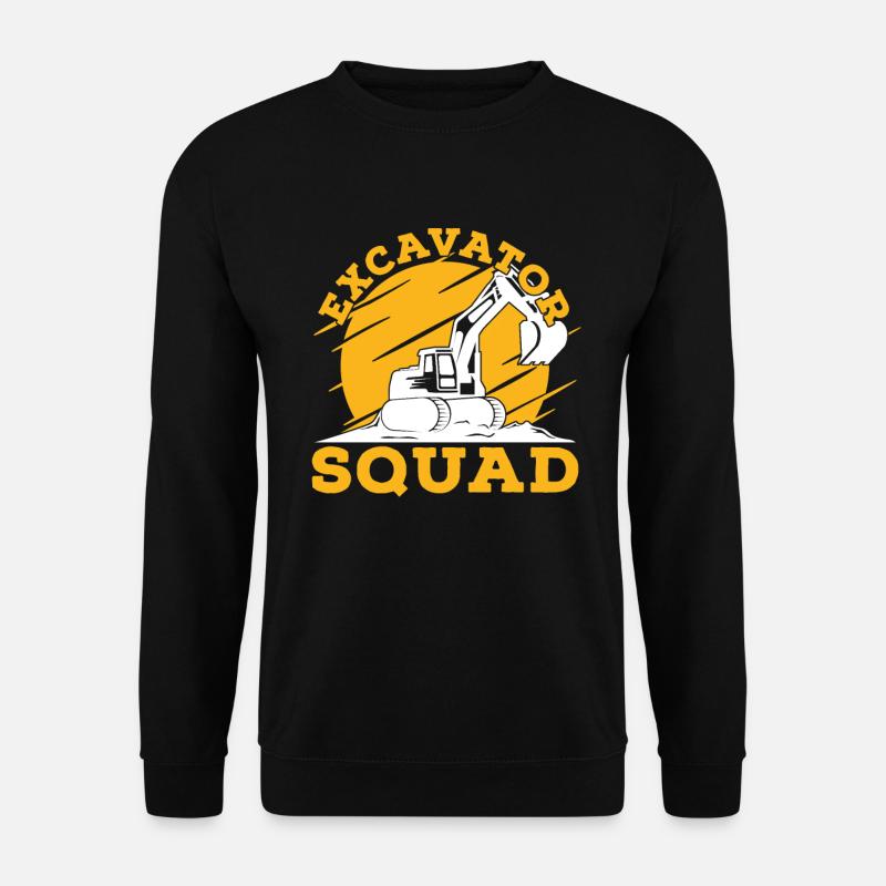 Baggertrupp Für Baggerfahrer - Unisex Pullover - Schwarz