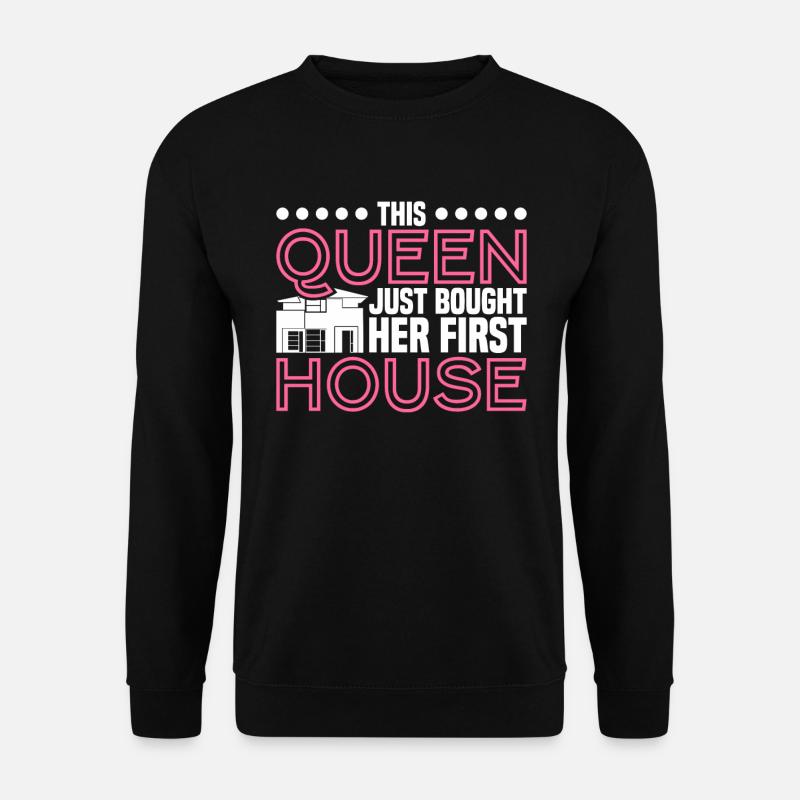 Hausbesitzer Eigentümer Geschenk Hauseigentümer - Unisex Pullover - Schwarz